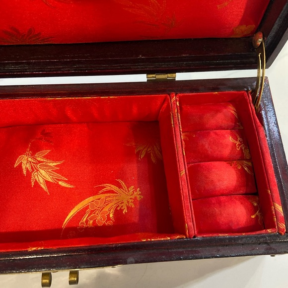 Red Decorative Box with Gold Accents - Picture 7 of 15